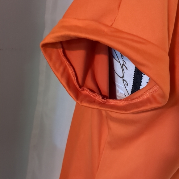 **3/$10** Shein Orange Dress Size Small - Picture 4 of 5